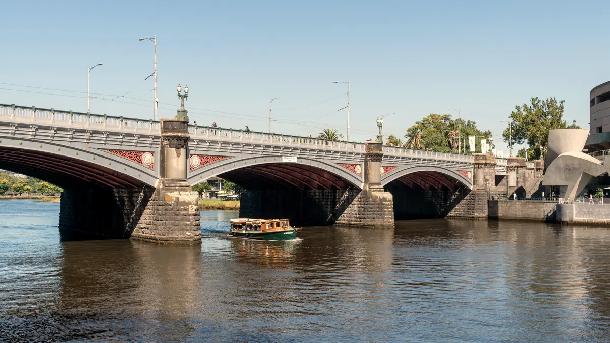Princes Bridge and the Yarra, Melbourne
