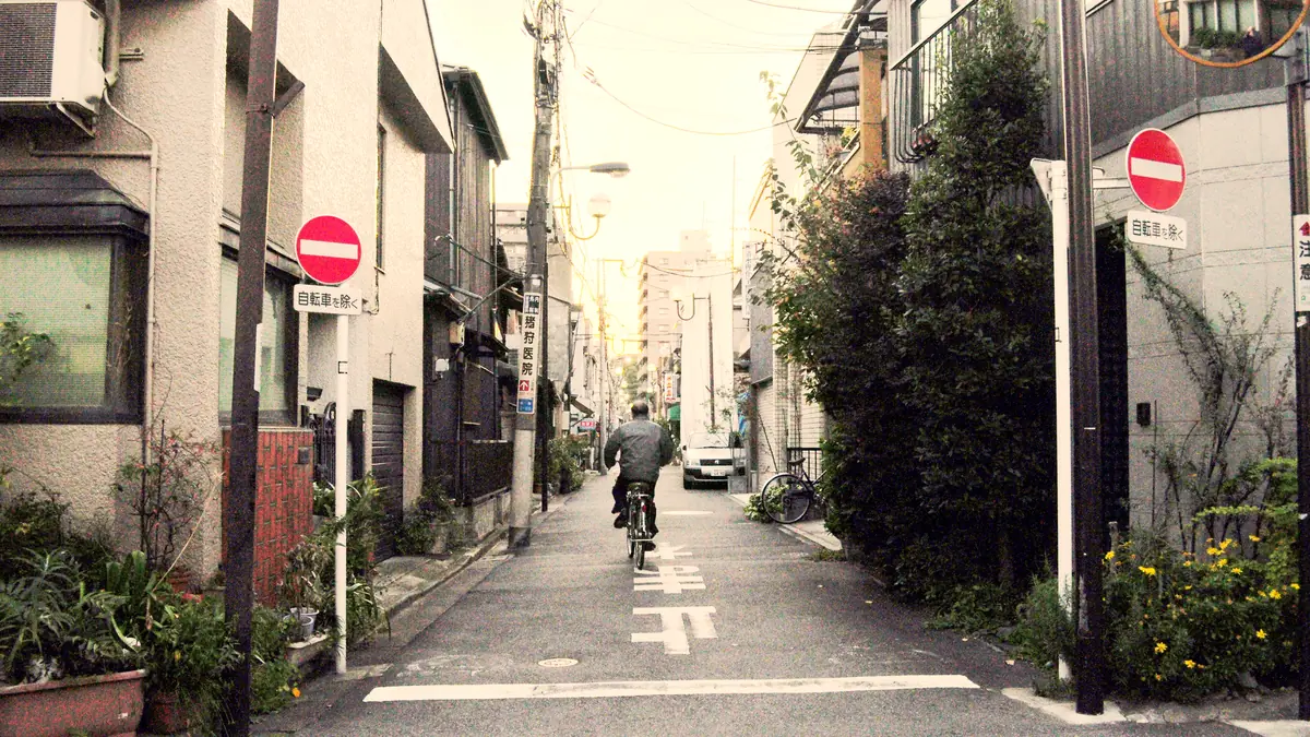 A quiet lane in Yanaka, Tokyo